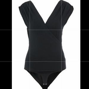 Club Monaco Black Alettia Bodysuit NWT